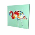 Begin Home Decor 16 x 16 in. Multicolored Flamingo-Print on Canvas 2080-1616-AN233-1